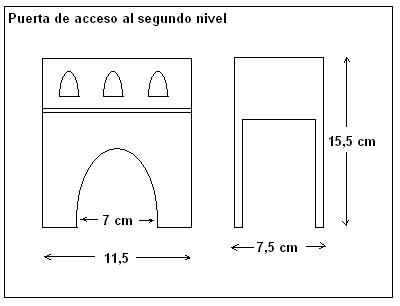 Puerta de acceso al segundo nivel