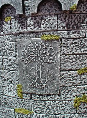 Detalle en la pared