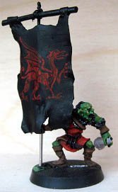 Orco de Moria con estandarte Orco de Moria con estandarte