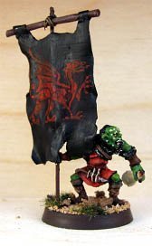 Orco de Moria con estandarte
