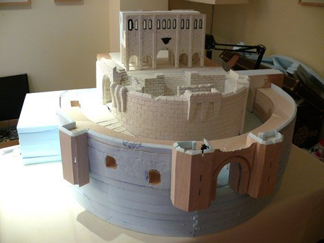 Abismo de Helm en construcci&oacute;n