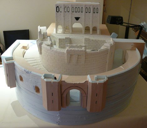 Abismo de Helm en construcci&oacute;n